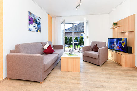 Beispielfoto zu der Wohneinheit Ferienwohnung „Sonnensegel“
