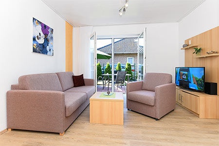Beispielfoto zu der Wohneinheit Ferienwohnung „Sonnensegel“